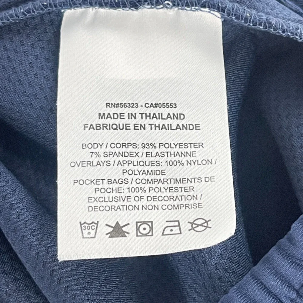 Nike Jordan Blue Training Game Straight Leg Pants Mens Pull On Drawstring Size M